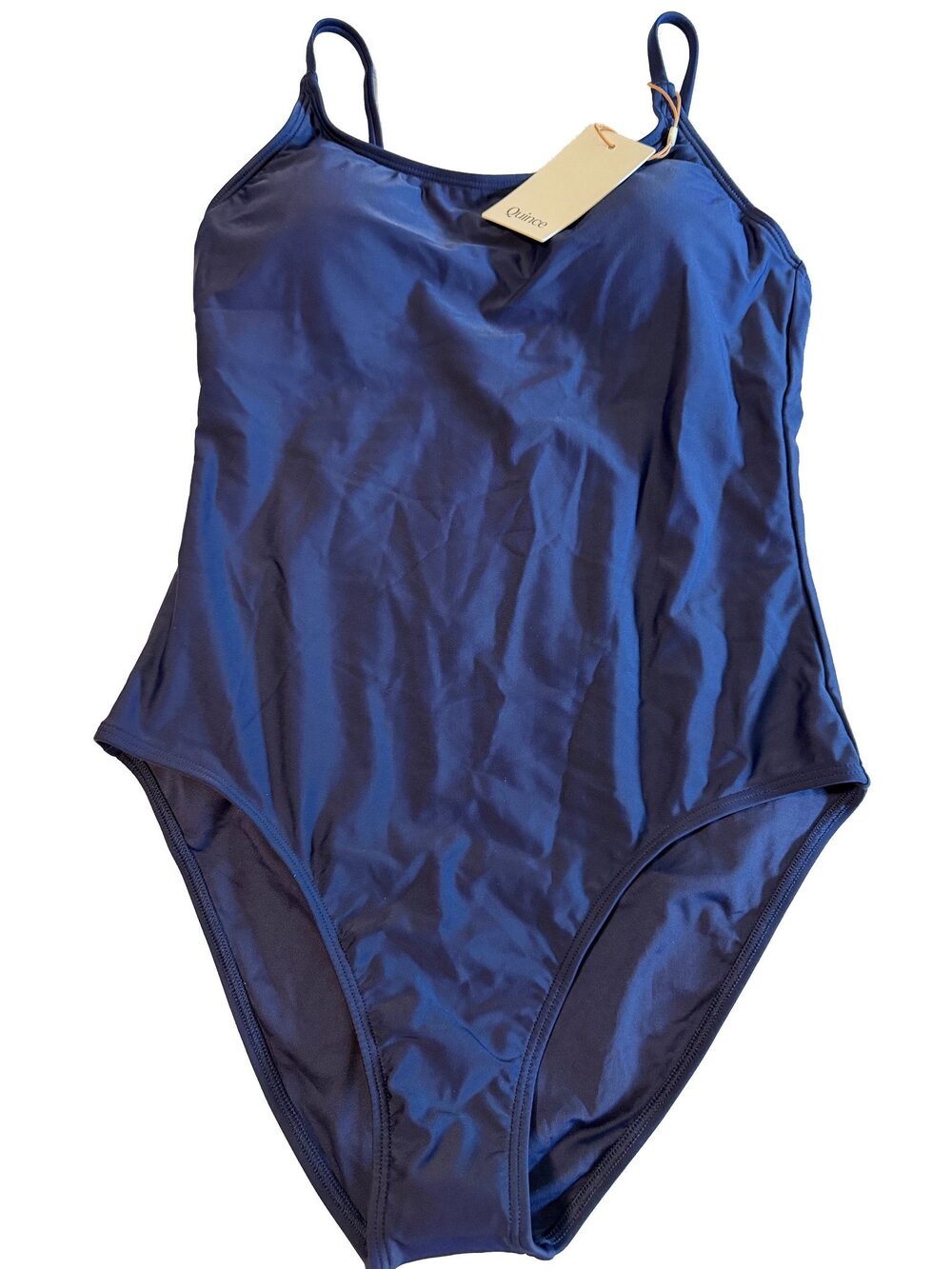 Quince NWT Women's Navy Blue One Piece Swimsuit - Size Medium